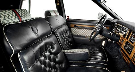 gucci cadillac seville interior|cadillac seville gucci edition.